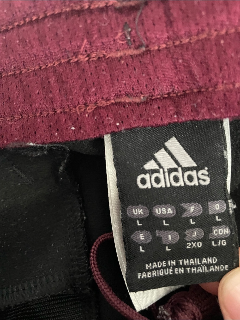 ADIDAS Early 2000’s Athletic Warm Up Track Pants Large - Picture 7 of 9